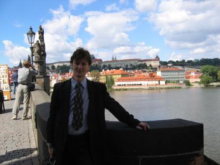 На Карловом мосту в Праге